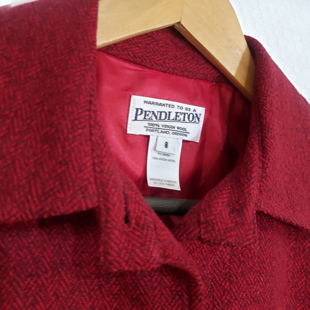 8 Pendleton Wool Jacket Blazer Coat - image 1